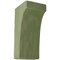Ekena Millwork 5 1/4"W x 6"D x 12"H Clarksville Wood Vintage Decor Bracket, Restoration Green BKTWD05X06X12CVGR - alternate 1
